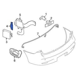 Nissan OE - Left Blind Spot Detection System Warning Sensor Bracket