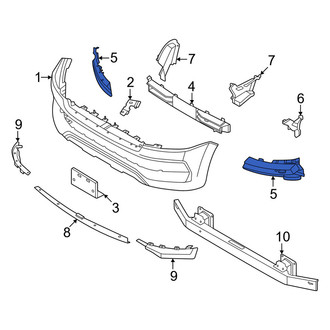 Nissan OE - Front Left Fog Light Trim