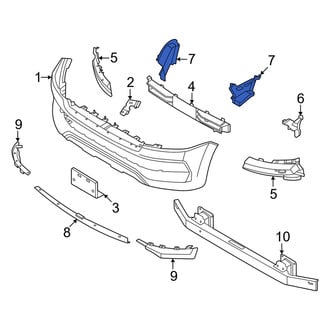 Nissan OE - Front Left Brake Air Duct