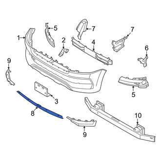 Nissan OE - Front Inner Spoiler