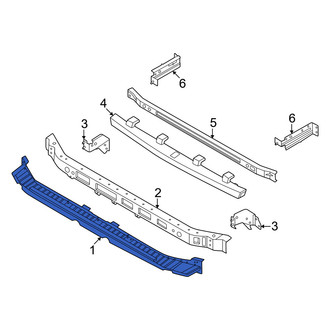 Nissan OE - Front Lower Bumper Impact Absorber
