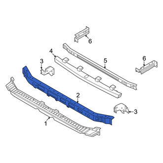 Nissan OE - Front Lower Bumper Cover Reinforcement