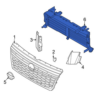 Nissan OE - Front Radiator Shutter Assembly