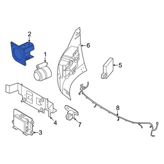 Nissan OE - Front Left Inner Parking Aid Sensor Housing