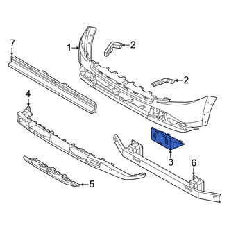 Nissan OE - Front License Plate Bracket