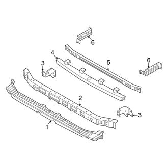 Nissan OE - Front Bumper & Grille - Bumper & Components (Support Structure), (Nismo)
