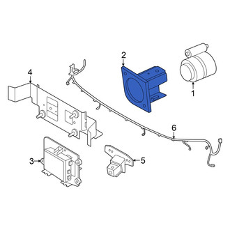 Nissan OE - Front Left Inner Parking Aid Sensor Housing