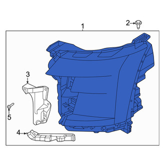 Nissan OE - Front Right Headlight Assembly