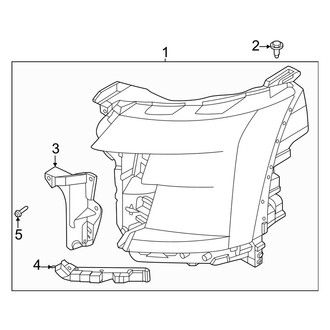 Nissan OE - Front Lamps - Headlamp Components