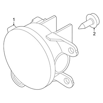 Nissan OE - Front Lamps - Fog Lamps (PRO-4X)