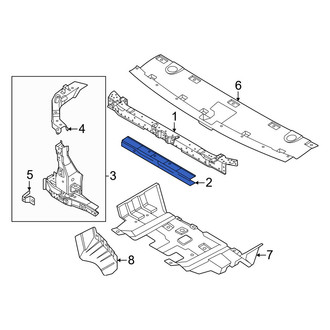 Nissan OE - Front Lower Radiator Support Tie Bar