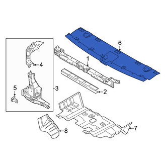 Nissan OE - Front Radiator Support Access Cover