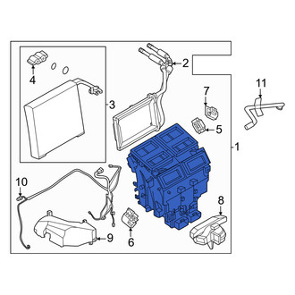 Nissan OE - Front HVAC Unit Case Assembly