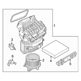 Nissan OE - Air Conditioner & Heater - Blower Motor & Fan