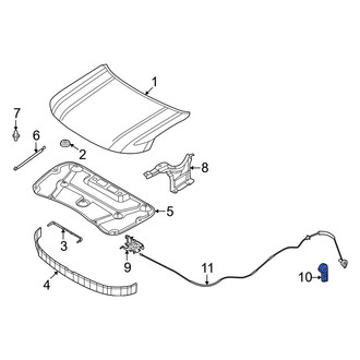 Nissan OE - Front Hood Release Handle