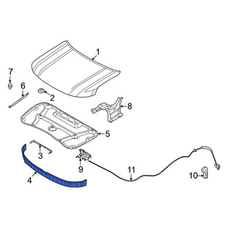 Nissan OE - Front Hood Seal