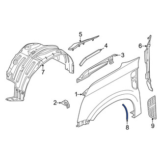 Nissan OE - Left Fender Seal