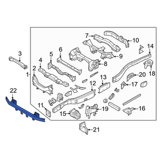 Nissan OE - Front Bumper Impact Bar