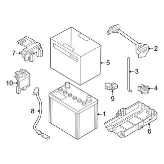 Nissan OE - Electrical - Battery (Engine Compartment)