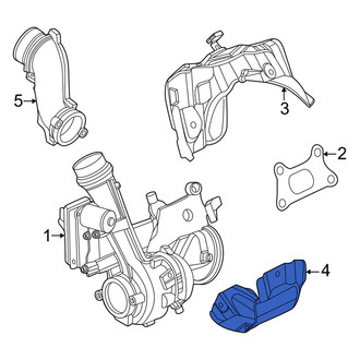 Nissan OE - Left Lower Turbocharger Mount Heat Shield