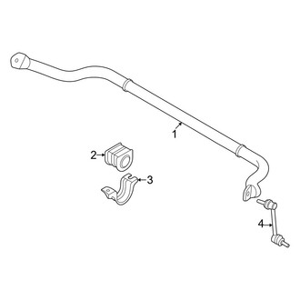 Nissan OE - Front Suspension - Stabilizer Bar & Components (RWD)