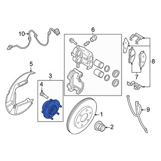 Nissan OE - Rear Wheel Bearing and Hub Assembly