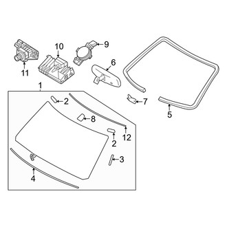 Nissan OE - Windshield - Glass