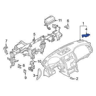 Nissan OE - Right Dashboard Air Vent Trim