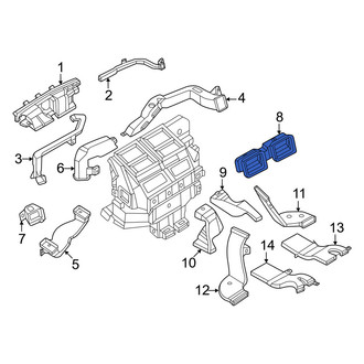 Nissan OE - Front Center Instrument Panel Air Duct