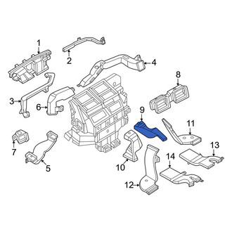 Nissan OE - Front Right Lower Instrument Panel Air Duct