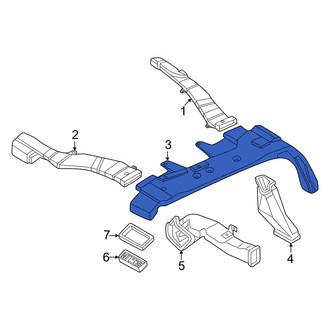 Nissan OE - Rear Upper Center Instrument Panel Air Duct
