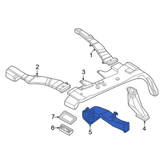 Nissan OE - Rear Lower Instrument Panel Air Duct