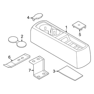 Nissan OE - Rear Console