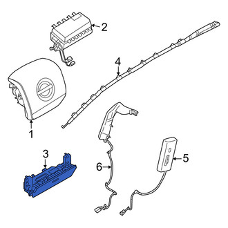 Nissan OE - Left Lower Instrument Panel Air Bag