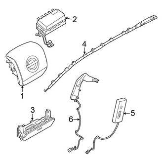 Nissan OE - Restraint Systems - Air Bag Components (Air Bags)