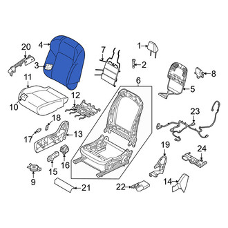 Nissan OE - Center Left Seat Back Cushion Cover