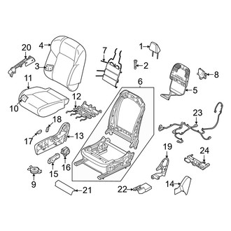 Nissan OE - Seats & Tracks - Passenger Seat Components