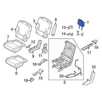 Nissan OE - Center Headrest
