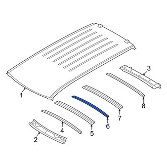 Nissan OE - Center Front Roof Bow