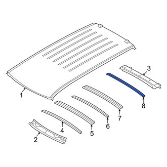 Nissan OE - Front Forward Roof Bow