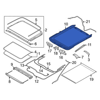 Nissan OE - Sunroof Frame