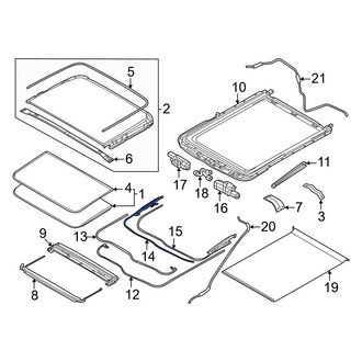 Nissan OE - Right Sunroof Cable