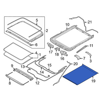 Nissan OE - Sunroof Cover