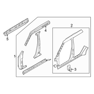 Nissan OE - Pillars, Rocker & Floor - Aperture Panel