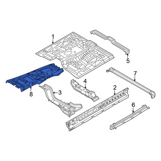 Nissan OE - Front Center Floor Pan Reinforcement
