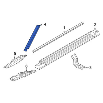 Nissan OE - Left Outer Body A-Pillar Trim Panel