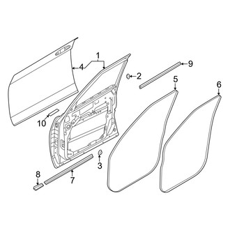 Nissan OE - Front Door - Door & Components