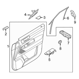 Nissan OE - Front Door - Interior Trim
