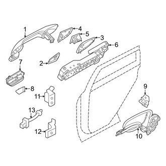 Nissan OE - Rear Door - Lock & Hardware