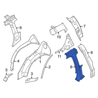 Nissan OE - Left Body C-Pillar Reinforcement